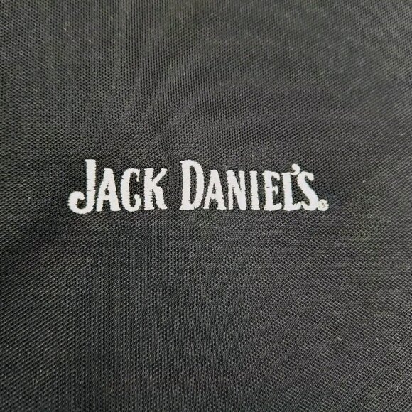 Peter Millar Mens Summer Comfort L Golf Polo Shirt Black Jack Daniels - Picture 3 of 7